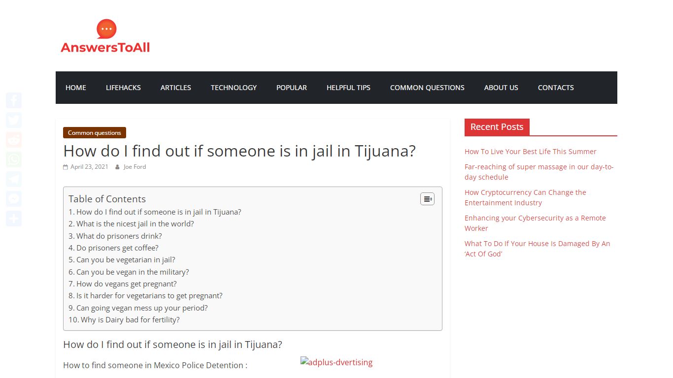 How do I find out if someone is in jail in Tijuana ...