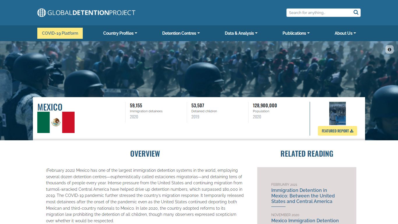 Mexico Immigration Detention Profile – Global Detention ...